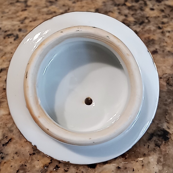 Vintage Chinese Porcelain Gold Colored Double Happiness Dragon & Phoenix Set. - Picture 8 of 16